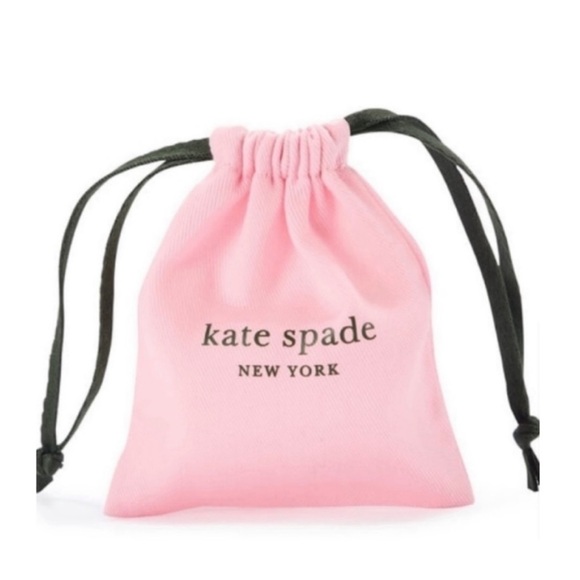 $58 Kate Spade something sparkly spade huggies gold - Picture 3 of 8